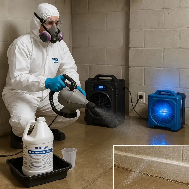 Sanitization and Odor Removal process in Senoia, GA